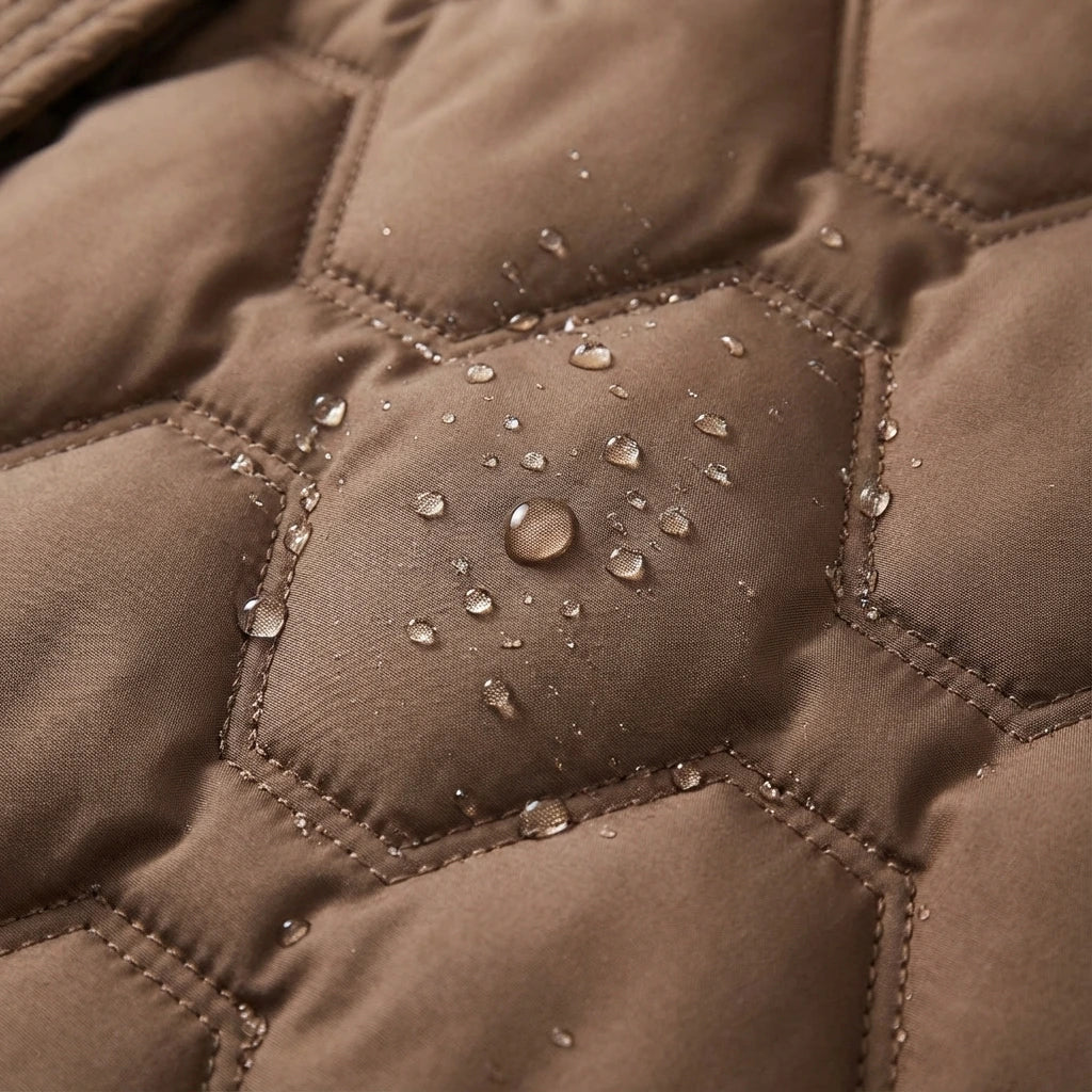 Briseida | Long manteau en duvet avec capuche