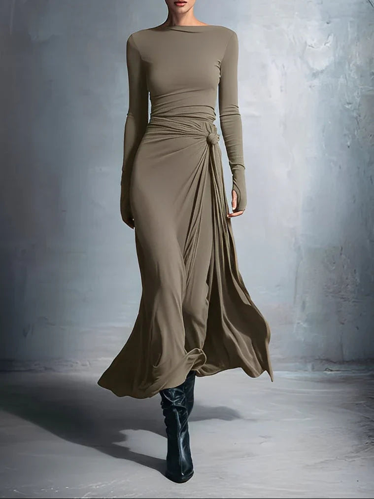Renee | Robe Maxi Drapée