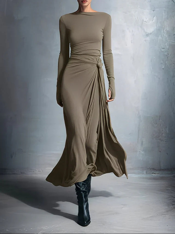 Renee | Robe Maxi Drapée